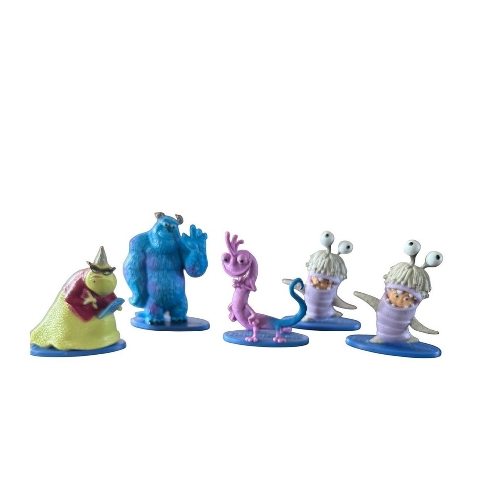 Disney Pixar Monsters Inc Mini Figures Sulley Randall Roz Boo Set of 5 Toys